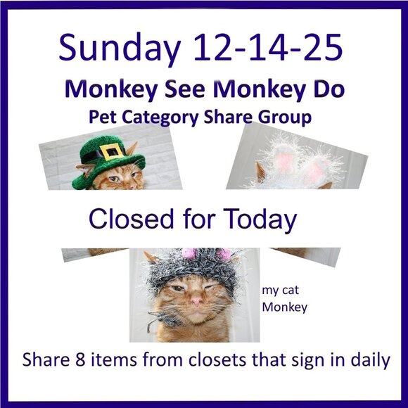 Sunday 12-14-2025 Dog Cat Small Animal Pet Share Discussion Group - Picture 1 of 6